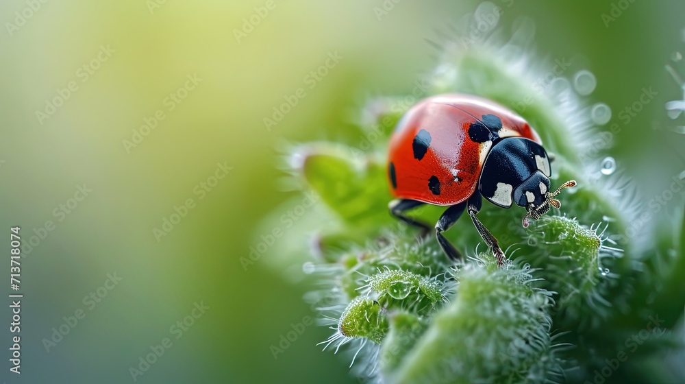 ladybug on a leaf ladybug on a leaf