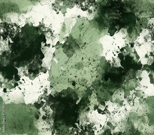 White and Dark Green Acid Wash  Fabric Pattern  Seamless Pattern.