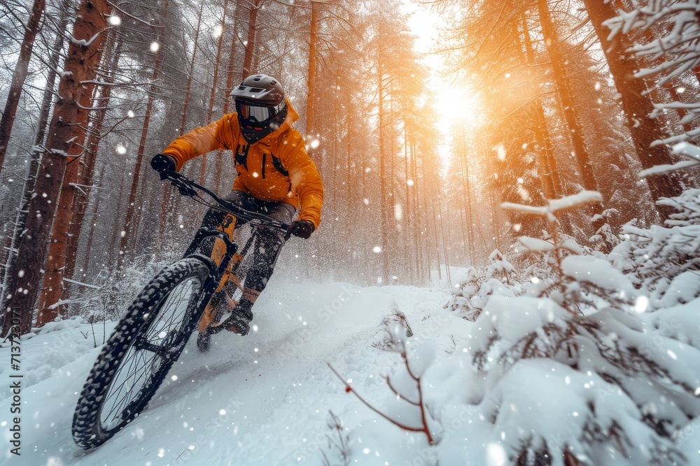 biker on downhill bicycle jumps in the air professional photography biker on downhill bicycle jumps in the air professional photography