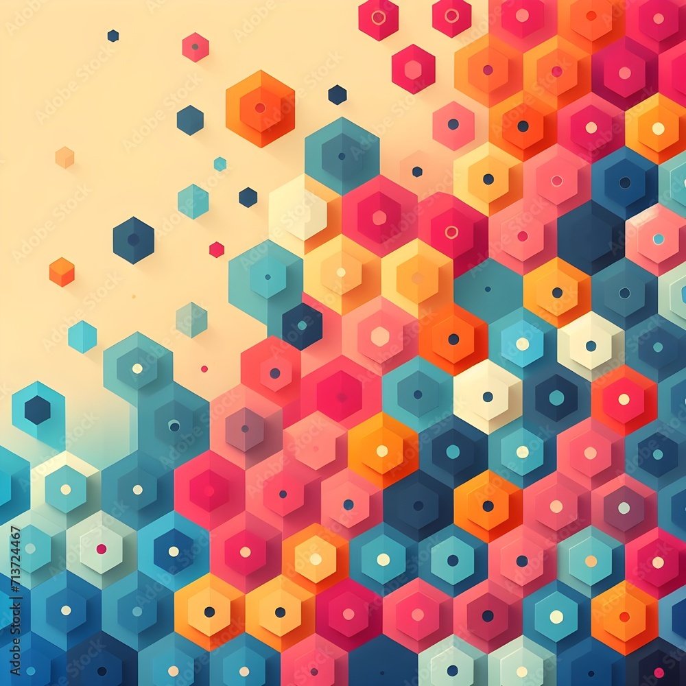 Hexagonal Abstract Background Hexagonal Abstract Background