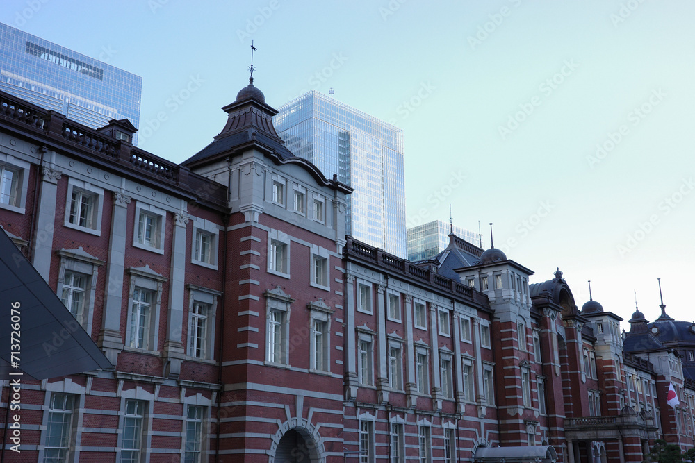 Obraz premium 東京駅の外観