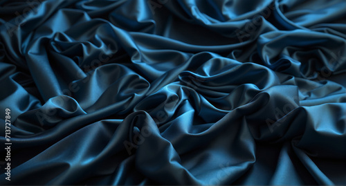 dark blue satin texture background