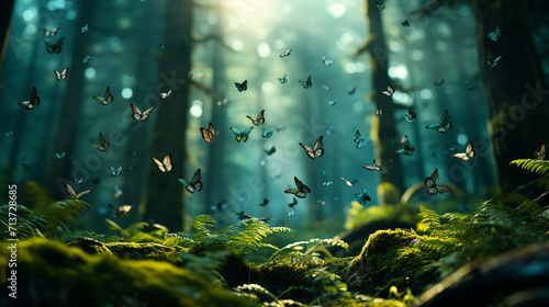 Fototapeta Naklejka Na Ścianę i Meble -  rain on the grass