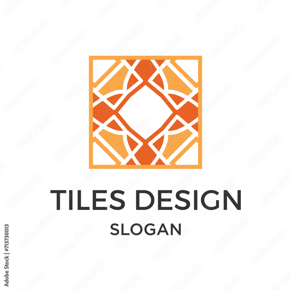 Fototapeta premium Tiles ceramic design ornament decoration
