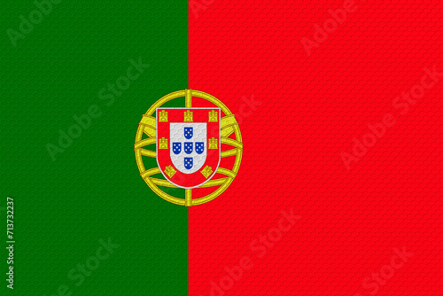 National Flag of Portugal. Background  with flag  of Portugal.