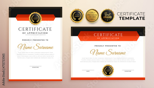 certificate of achievements background a paper of excellence