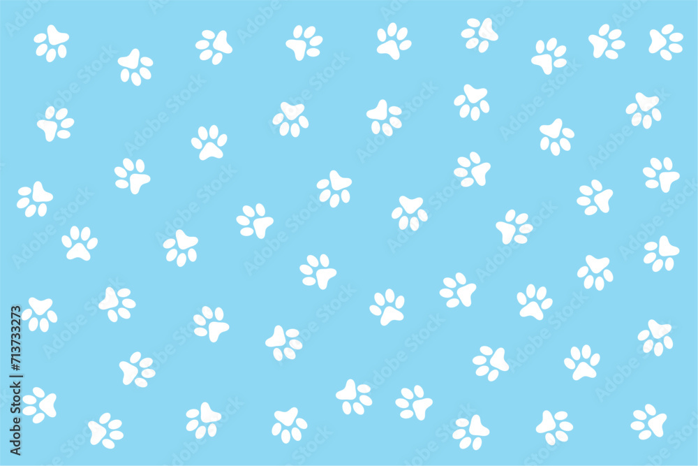 eye catching cute footprint pattern background design eye catching cute footprint pattern background design