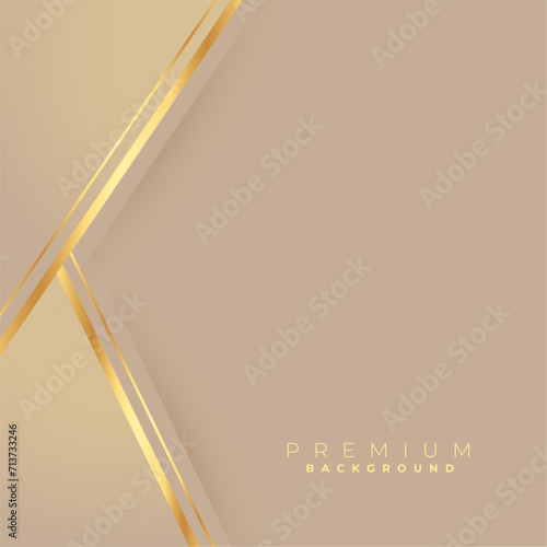 beautiful shiny golden outlines premium background for royal decor