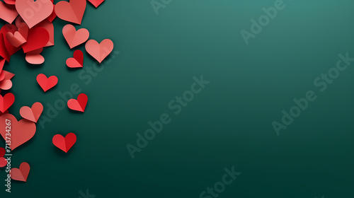 Romantic heart-shaped Valentine's Day background, symbolizing Valentine's Day, wedding, love