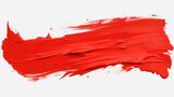 vivid red brush strokes on a pure white background. ideal for modern art concepts, creative design elements, and dynamic wallpaper graphics