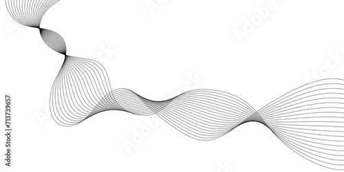 Abstract background with wave and curve line. Curve wave seamless pattern. Vector illustration.