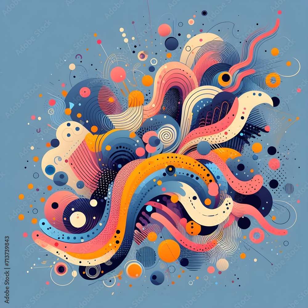 Explosive Geometric Abstract Background Explosive Geometric Abstract Background