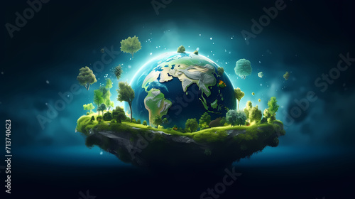 Environmental protection background, world environment day background, protect the environment © win