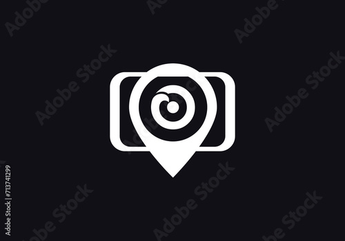 Location Track sign. Location tracker logo. Location symbol