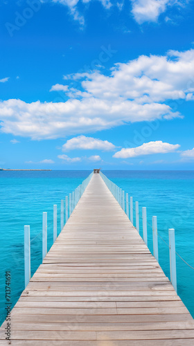 Ocean Views, Blue sky, Symmetry, Wanderlust, Pier, Solo traveler © Дмитрий Симаков