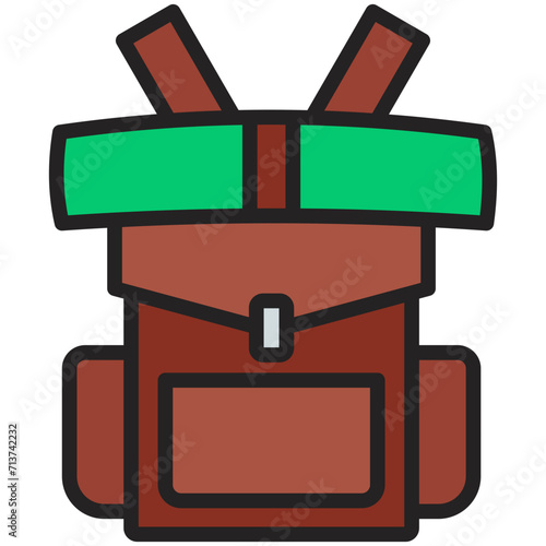 Backpacking Icon