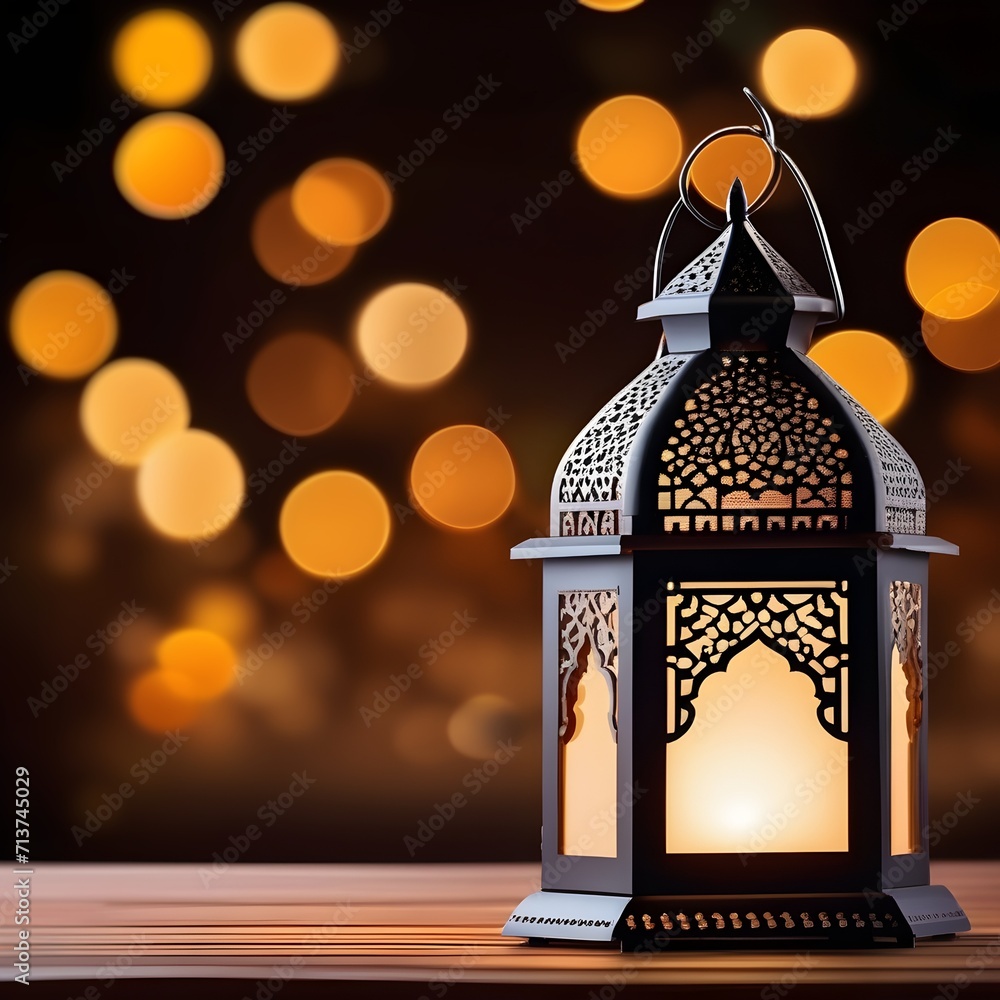 Lantern of night ramadhan is coming