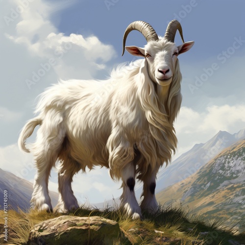 Best ever nice biggest goat image Generative AI