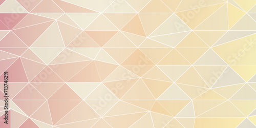 Abstract triangle geometric background for you amazing design. Gradient brown background. Empty place for your presentation or headline. White texture.