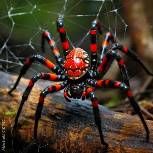 Brazilian terrible poisonous spider image Generative AI © MiltonKumar