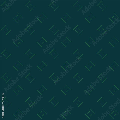 hand drawn diagonal squares. blue green repetitive background. decorative art. vector seamless pattern. geometric fabric swatch. wrapping paper