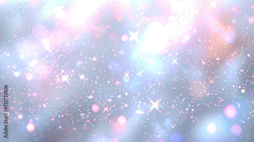 Blurred Colorful golden glitter stars for magic celebrate background 