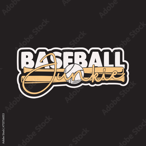 baseball junkie SVG