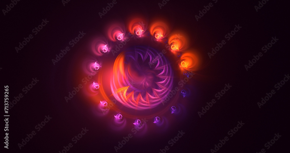 3D manual rendering abstract round light background 3D manual rendering abstract round light background