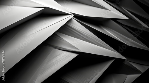 elegant geometric triangles background in grayscale. versatile design for corporate presentations and stylish wallpapers