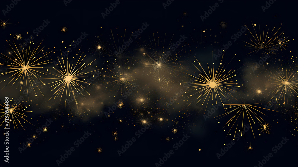 Happy New Year, burning fireworks with bokeh light background Happy New Year, burning fireworks with bokeh light background