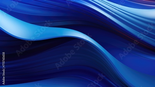 Abstract shapes background in blue color