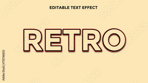 Editable text style effect - retro summer text in grunge style theme. vector illustration.