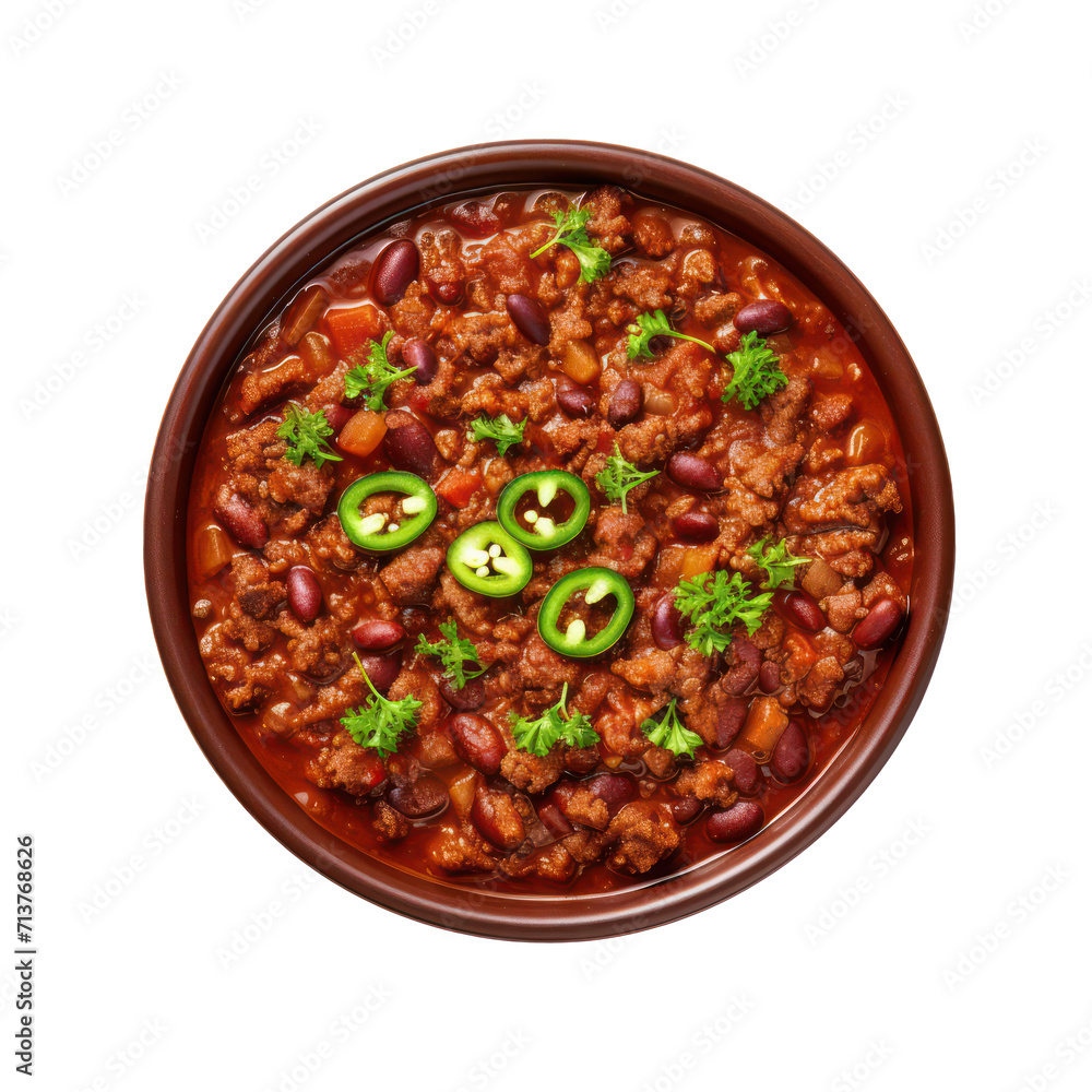 carne in a bowl isolated on white carne in a bowl isolated on white