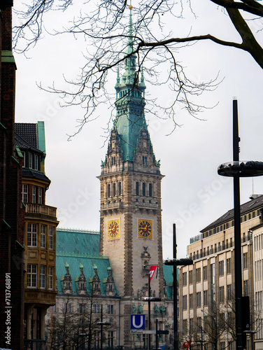 Rathaus. Historical place. city. hamburg photo