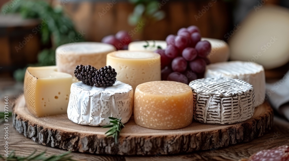 Artisanal Cheese Platter Display Artisanal Cheese Platter Display