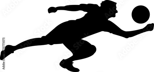 Volleyball Player Silhouette