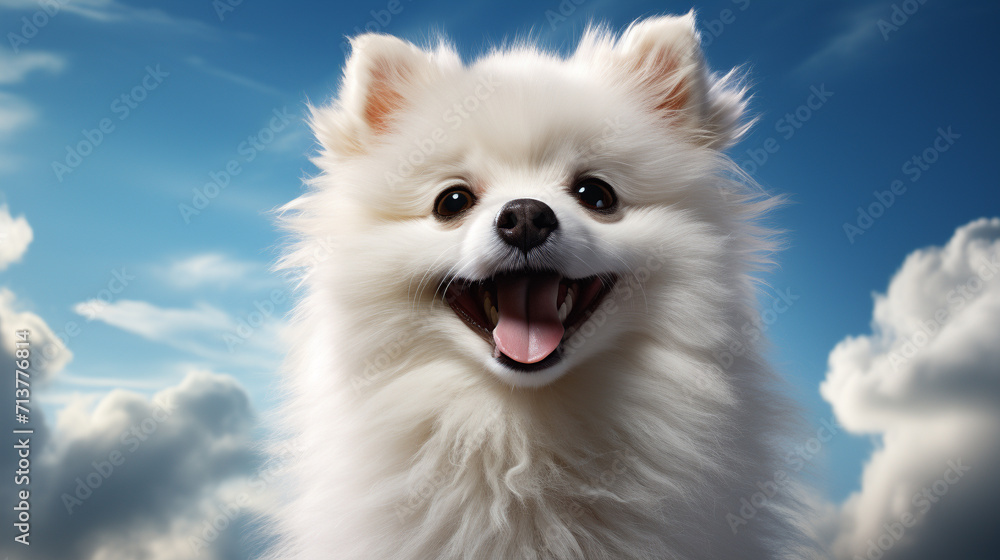 white pomeranian dog white pomeranian dog