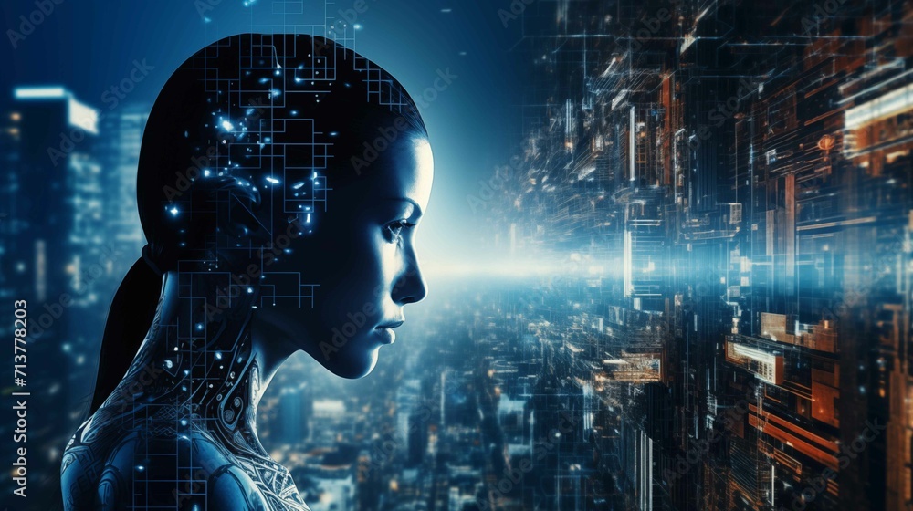 Robot holding human hand AI future Robot holding human hand AI future