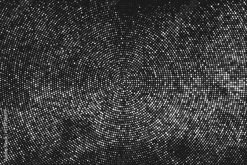 Black and white light pattern. Gray background. Overlay texture. Silver wall surface. Vector Illustration. 