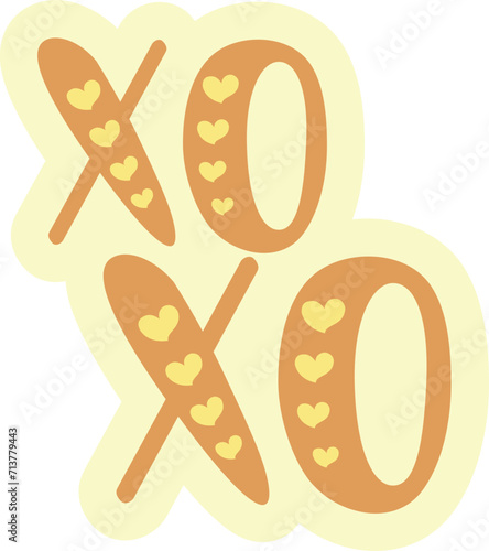 Cute Xoxo Typography
