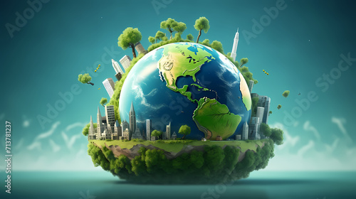 World environment day concept ecology protection environment, environmental protection background © cai