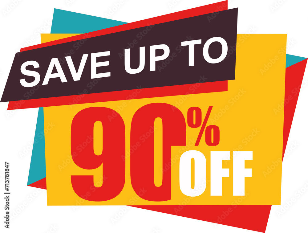 Obraz premium Save Up To 10%-100% off