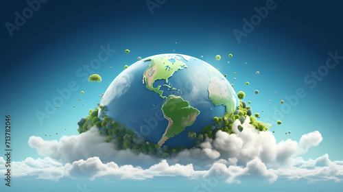 World environment day concept ecology protection environment, environmental protection background © cai