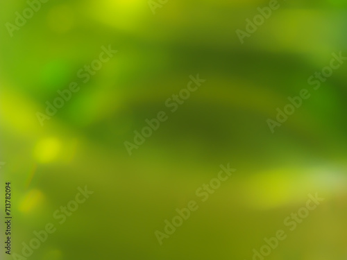 Blurred green bag for environmental abstract background.