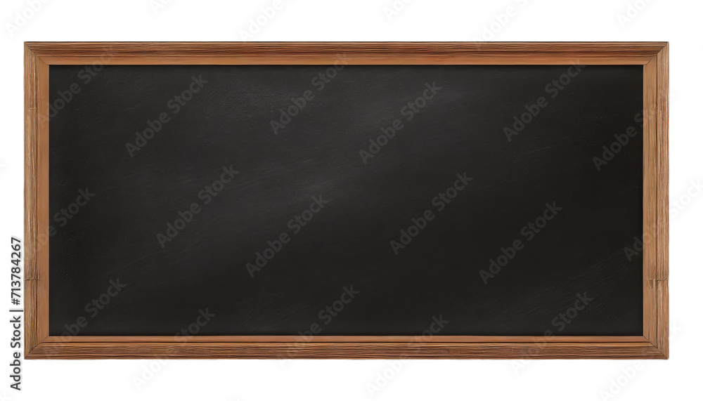 Blackboard with wooden frame isolated on transparent background. Blackboard with wooden frame isolated on transparent background.