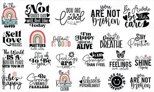 Mental Health SVG Bundle