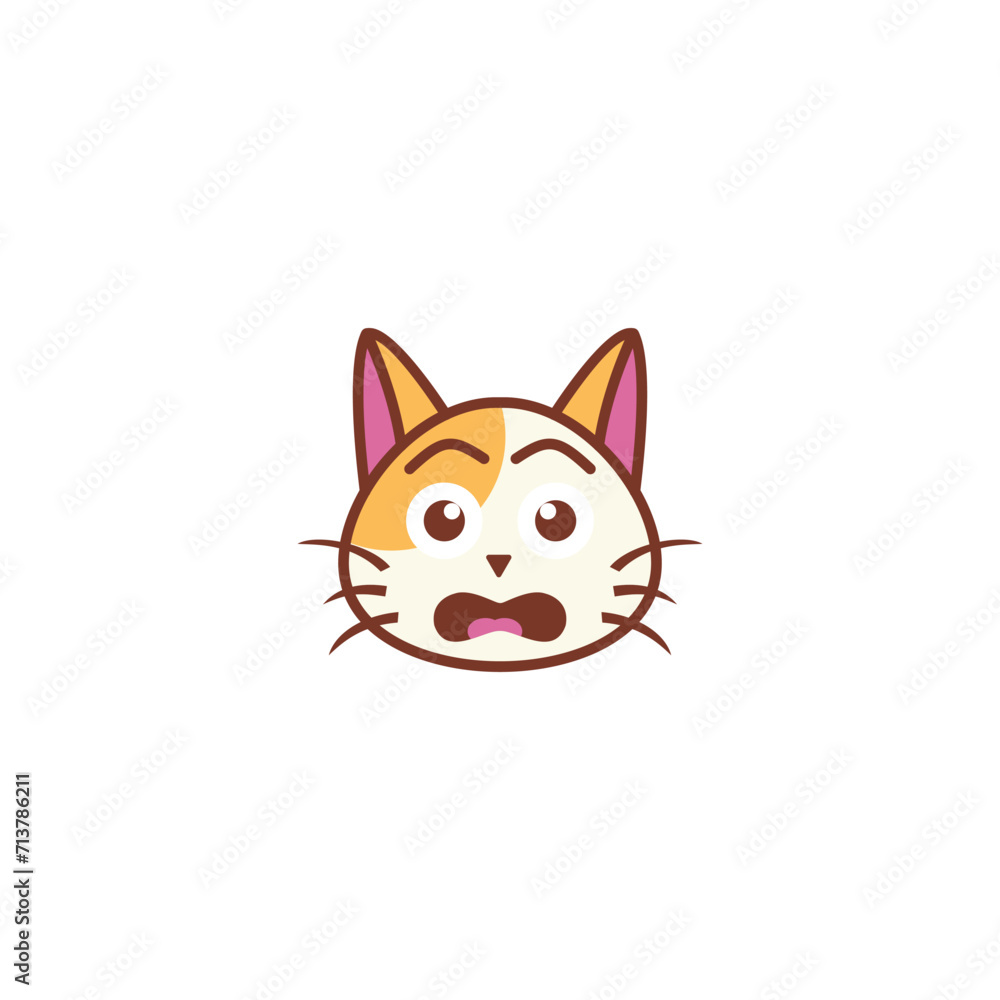 Obraz premium Cute Cat Illustration