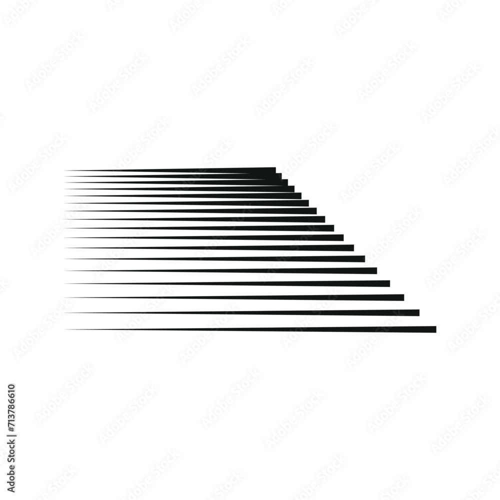 Speed Lines Isolated Speed Lines Isolated