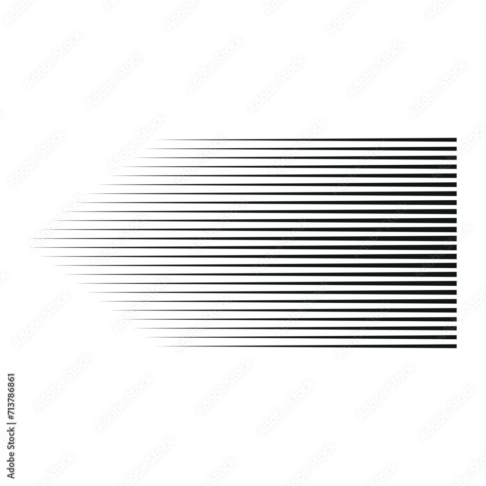 Speed Lines Isolated Speed Lines Isolated