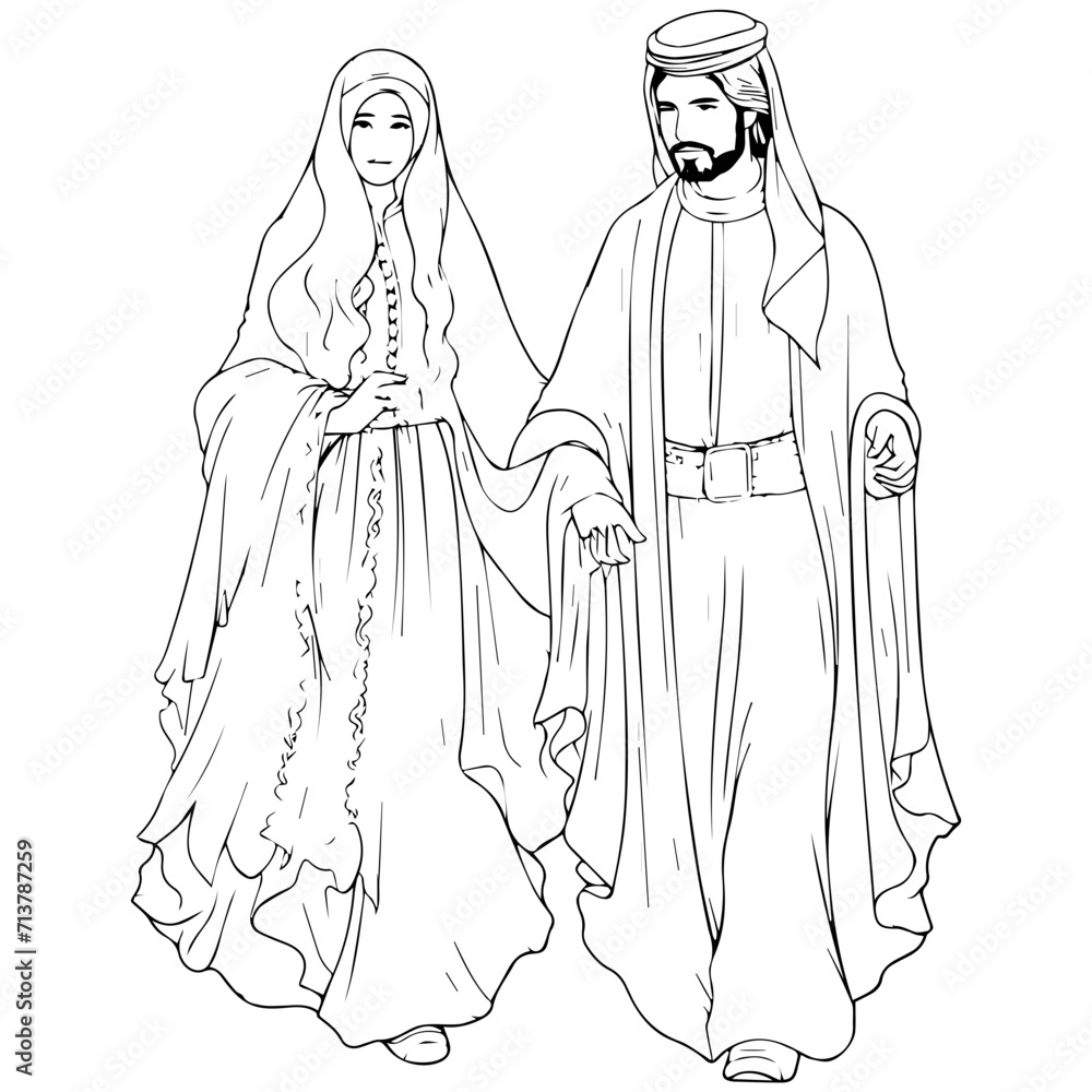 two people in dresses